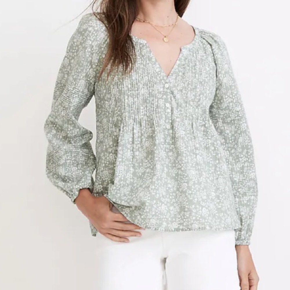 Brand New Madewell Peasant Top in Piazza Floral size M